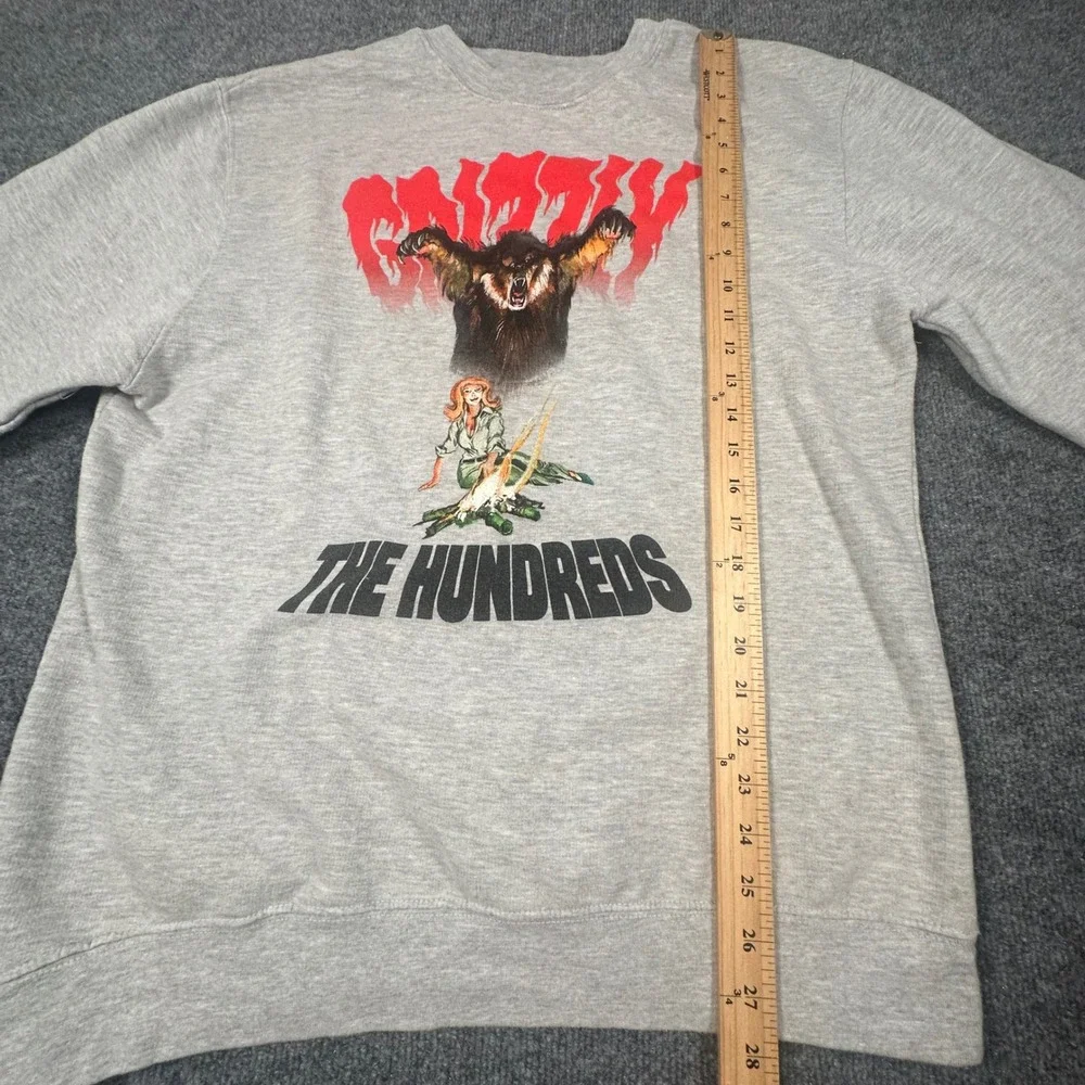 The Hundreds‎ x Grizzly Men's Large Gray Crewneck Sweatshirt